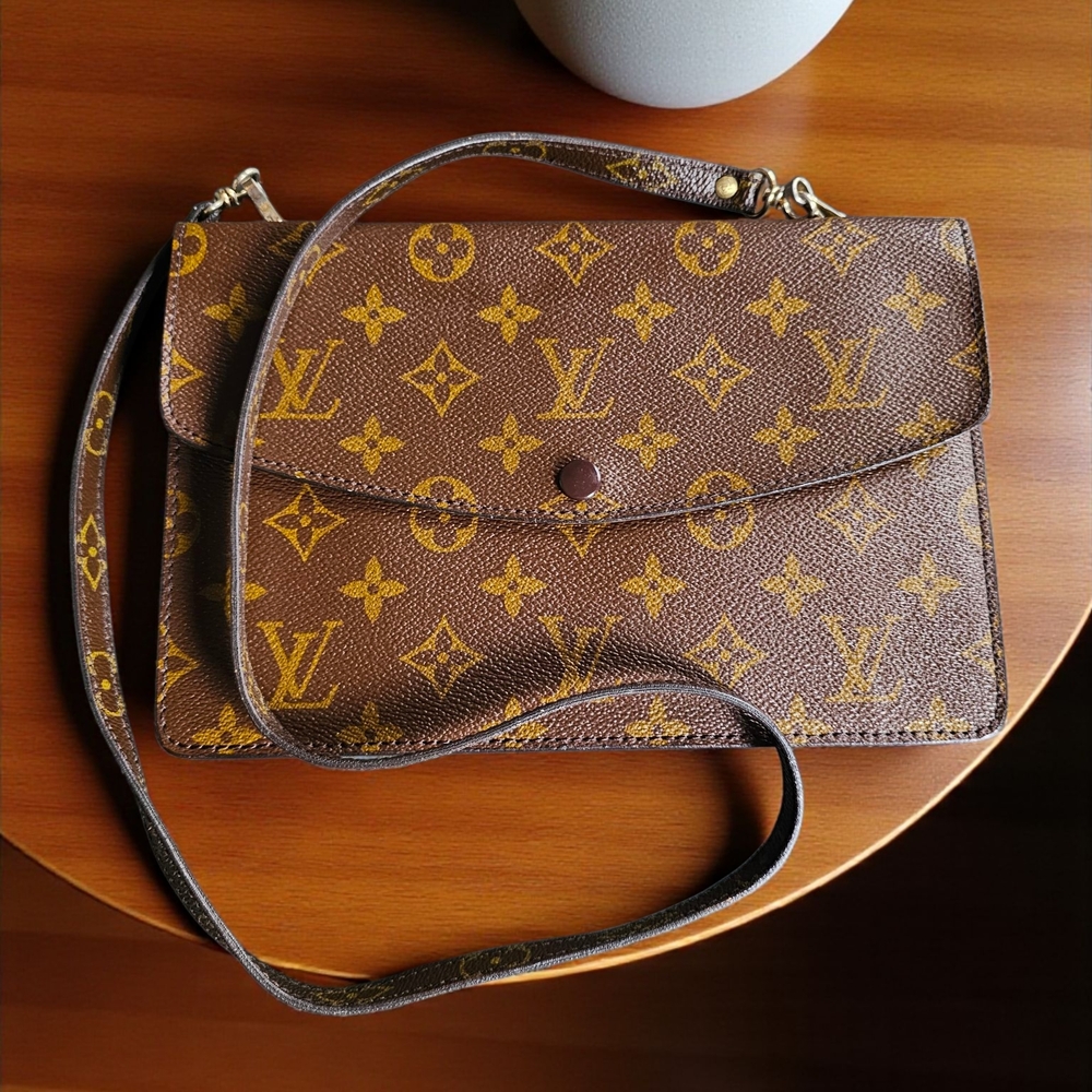Authentic Louis Vuitton Double Rabat Shoulder Crossbody Bag With COA